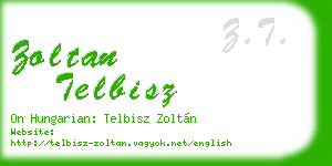 zoltan telbisz business card